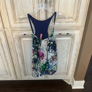 Eight Sixty multicolor abstract print tank top